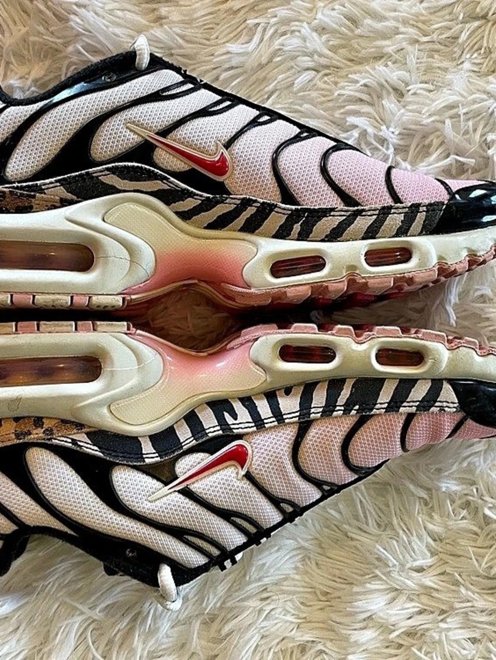 Nike Air Max Plus "Animal Instinct" Pink & Black US 8 - Picture 6 of 8